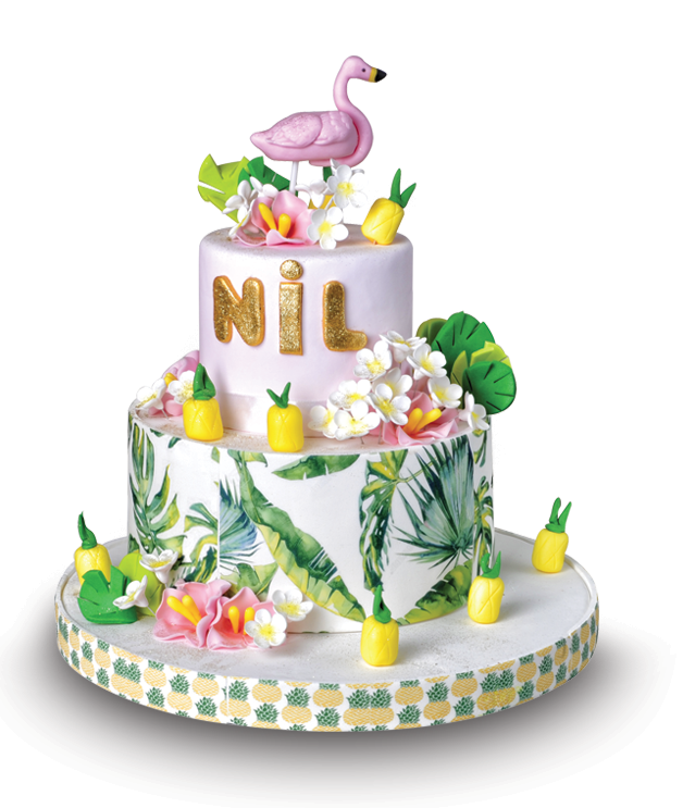 Flamingo Butik Doğum Günü Pastası