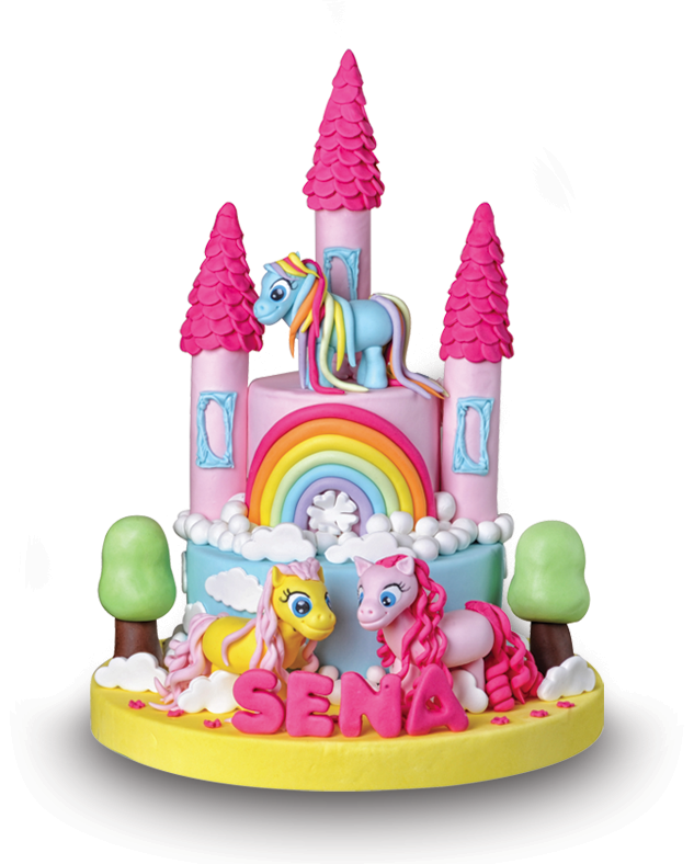 My Little Pony Butik Doğum Günü Pastası