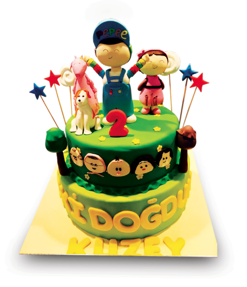 Pepee 2 Doğum Butik Günü Pastası