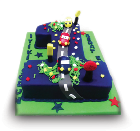 1 Yaş Butik  Doğum Günü Pastası