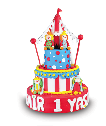 Sirk Doğum Günü Butik Pastası