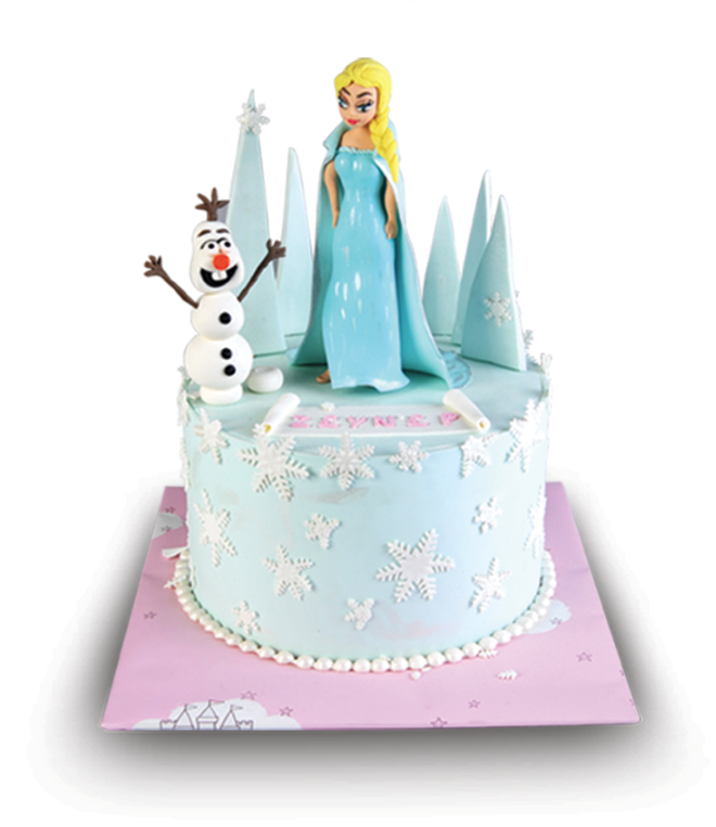 Karlar Ülkesi Elsa Butik Doğum Günü Butik Pastası