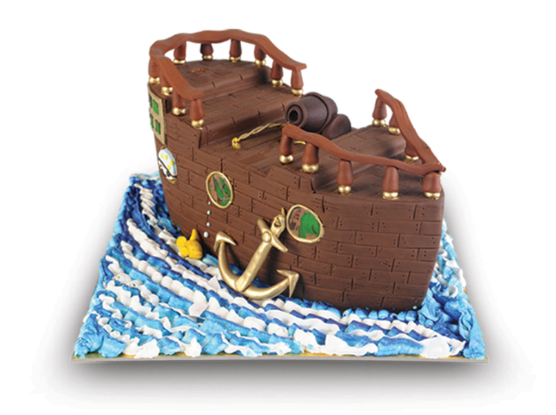 Korsan Gemisi Doğum Günü Butik Pastası