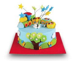 Tren Doğum Günü Butik  Pastası