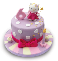Hello Kitty Doğum Günü Butik Pastası