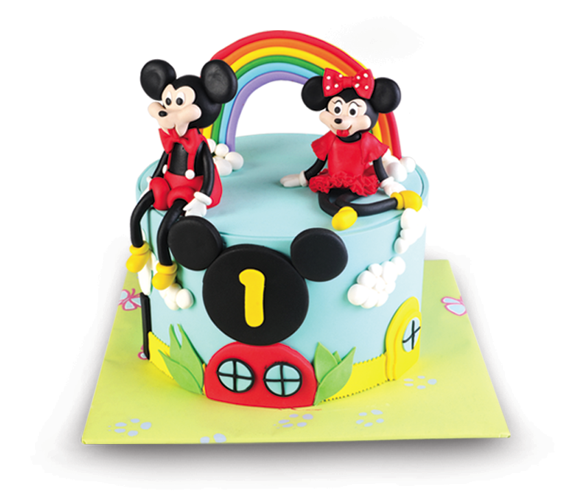 Minnie Mouse Doğum Günü Butik Pastası Kutlama 07