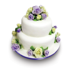 İki Katlı Güllü Düğün & Nişan Pastası  10