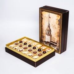 Tablolu Butik Kutu Spesiyal Çikolata 2