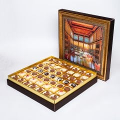 Tablolu Butik Kutu Spesiyal Çikolata 18