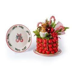 Yılbaşı Temalı Seramik Tabaklı Hediyelik 2