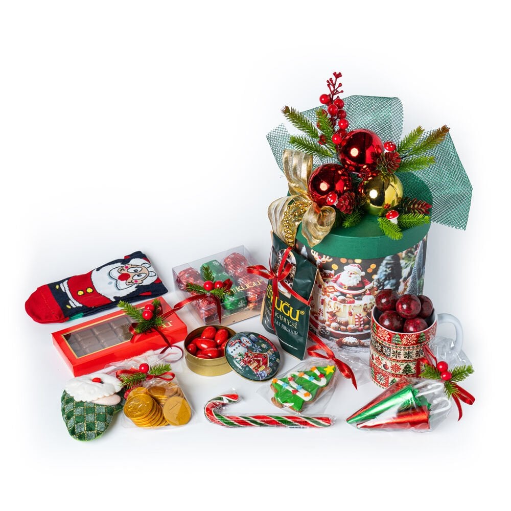 Orta Boy Silindir Kutu Yeşil