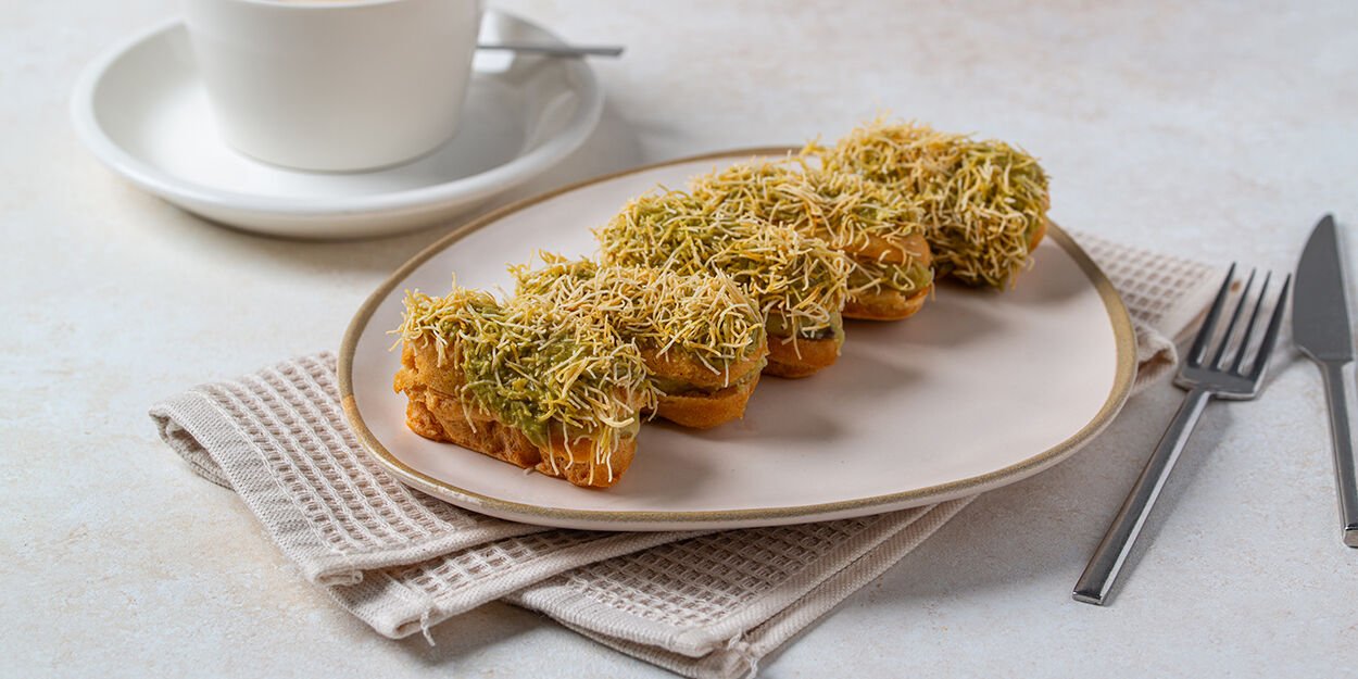 Fıstıklı Kadayıflı Ekler