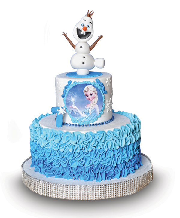 Karlar Ülkesi 2 Butik Doğum Günü Pastası