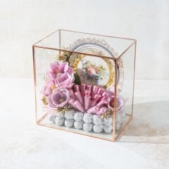 El Yapımı Boyama Tepsili Çikolata Sandığı 7