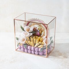 El Yapımı Boyama Tepsili Çikolata Sandığı 8