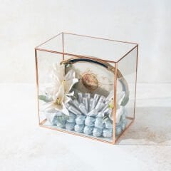 El Yapımı Boyama Tepsili Çikolata Sandığı 10