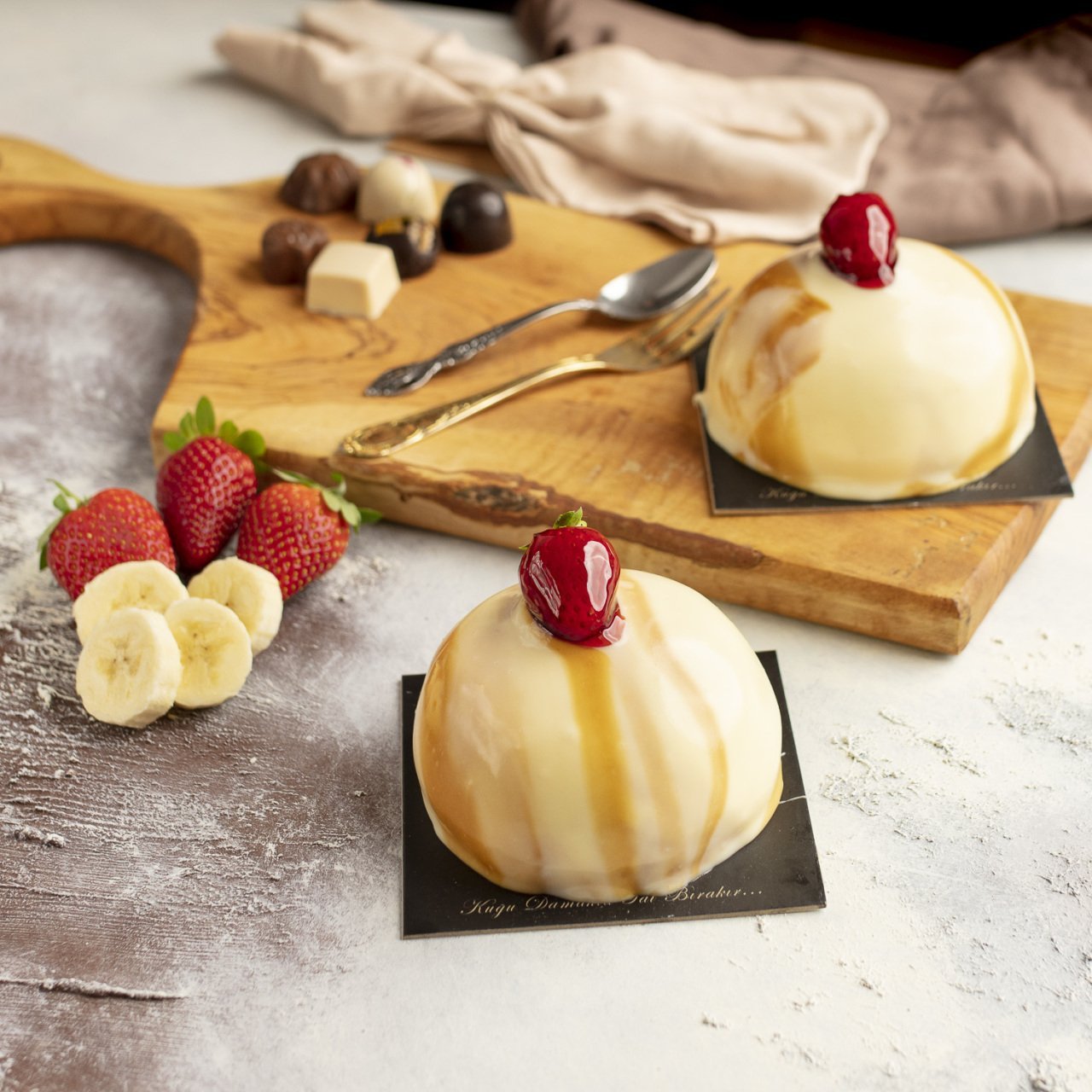 Çilekli Muzlu Pasta