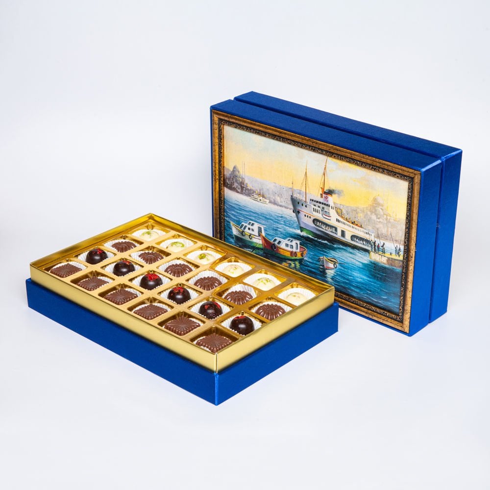 Tablolu Butik Kutu Spesiyal Çikolata