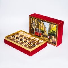 Tablolu Butik Kutu Spesiyal Çikolata 4