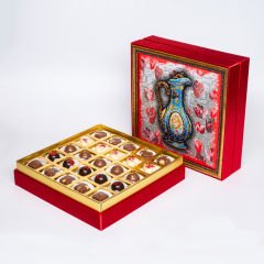 Tablolu Butik Kutu Spesiyal Çikolata 10